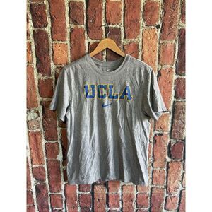 Nike Mens Gray Short Sleeve UCLA Bruins Short Sleeve Shirt Size Medium